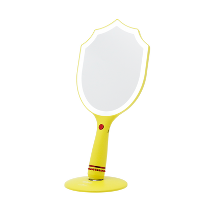 Belle LED Handheld Makeup Mirror With Standing Base