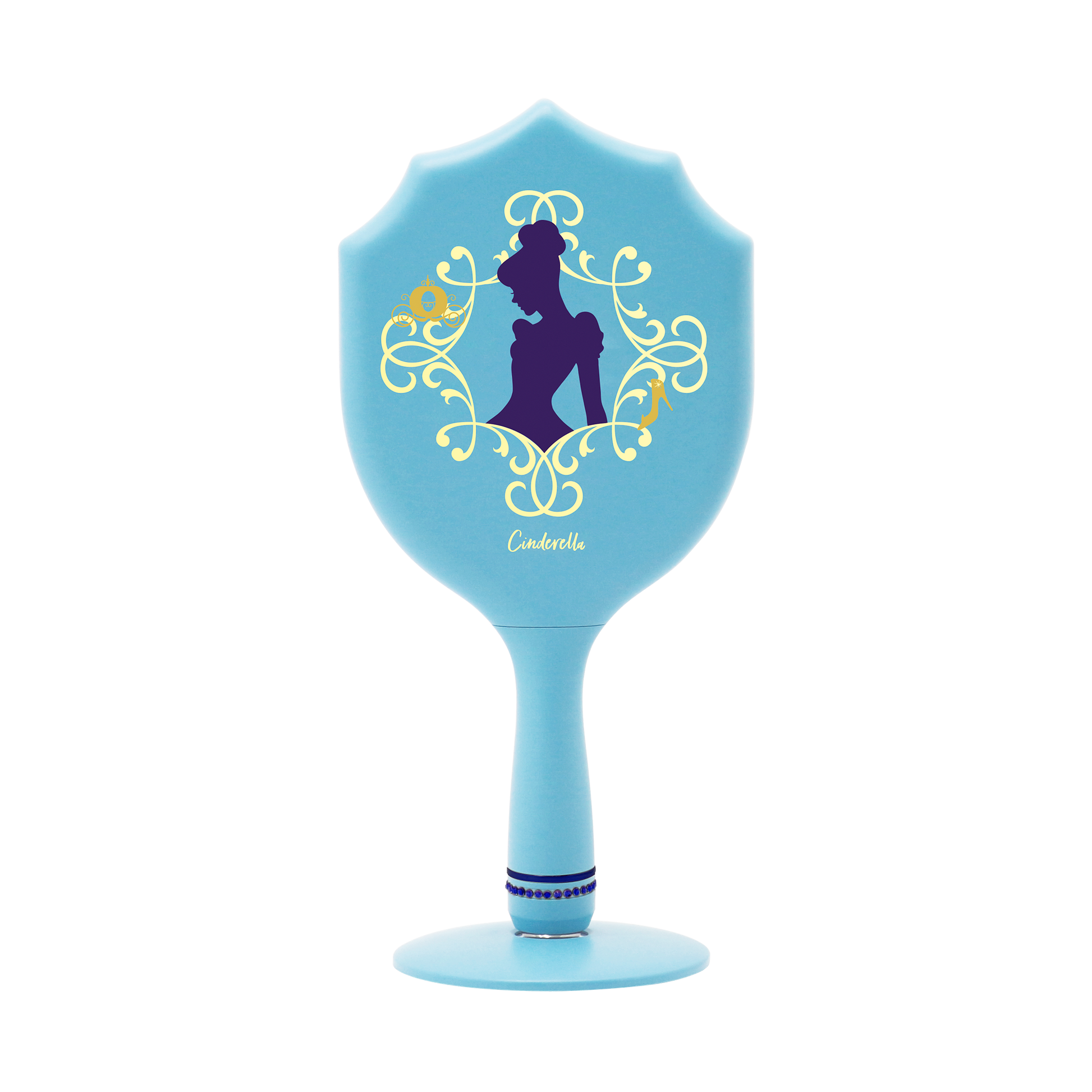 Cinderella LED Handheld Makeup Mirror With Standing Base