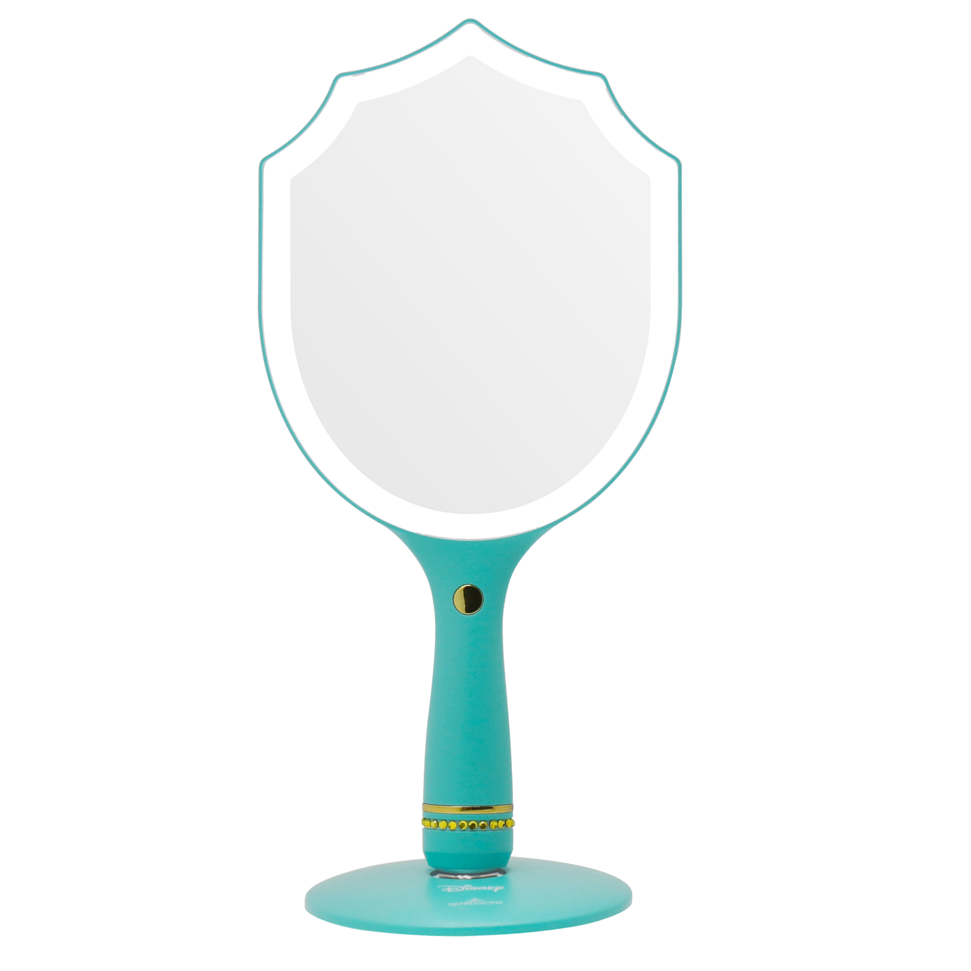 Jasmine LED Handheld Makeup Mirror With Standing Base