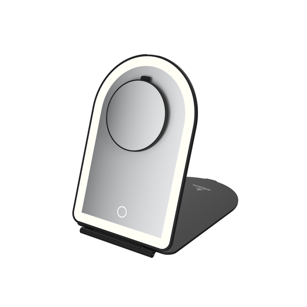 Elera Arch LED Travel Mirror w/ 10x Magnified Mirror