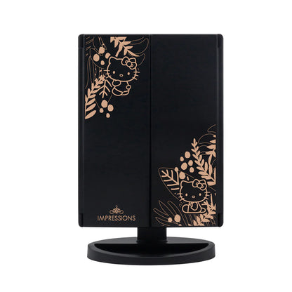 Hello Kitty Trifold LED Makeup Mirror with Magnification