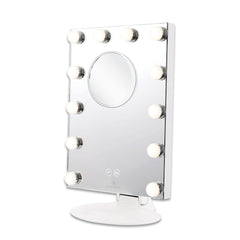 Lumière TableTop LED Makeup Mirror with Bluetooth Speaker
