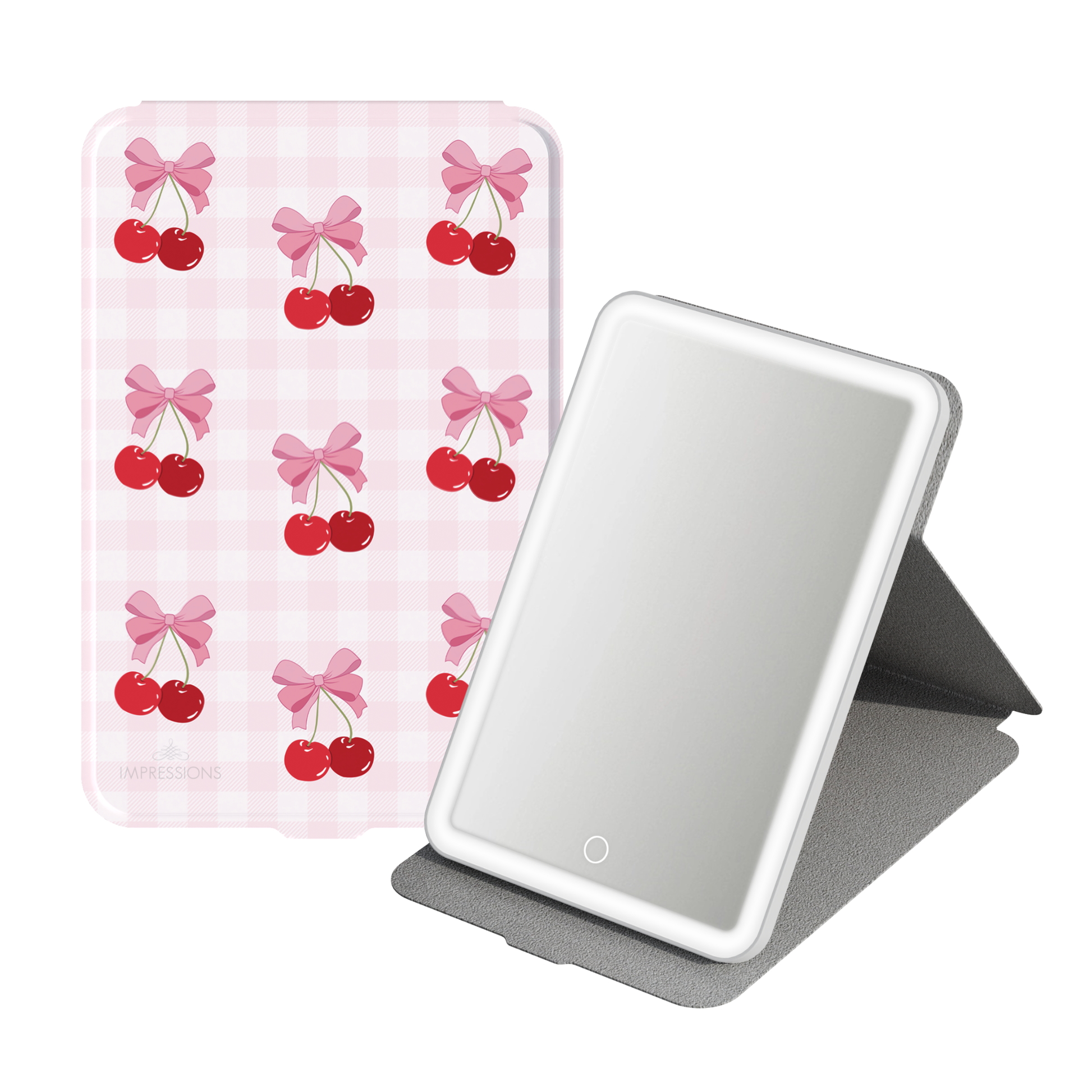 Touch Pad Folio LED Makeup Mirror