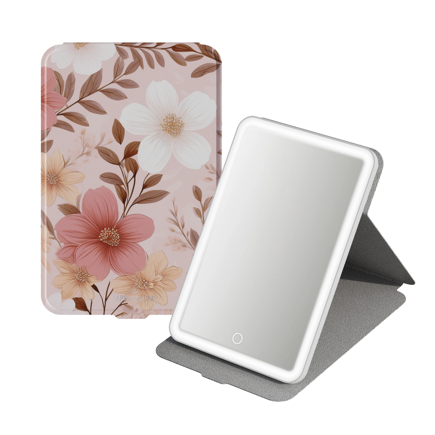 Touch Pad Folio LED Makeup Mirror