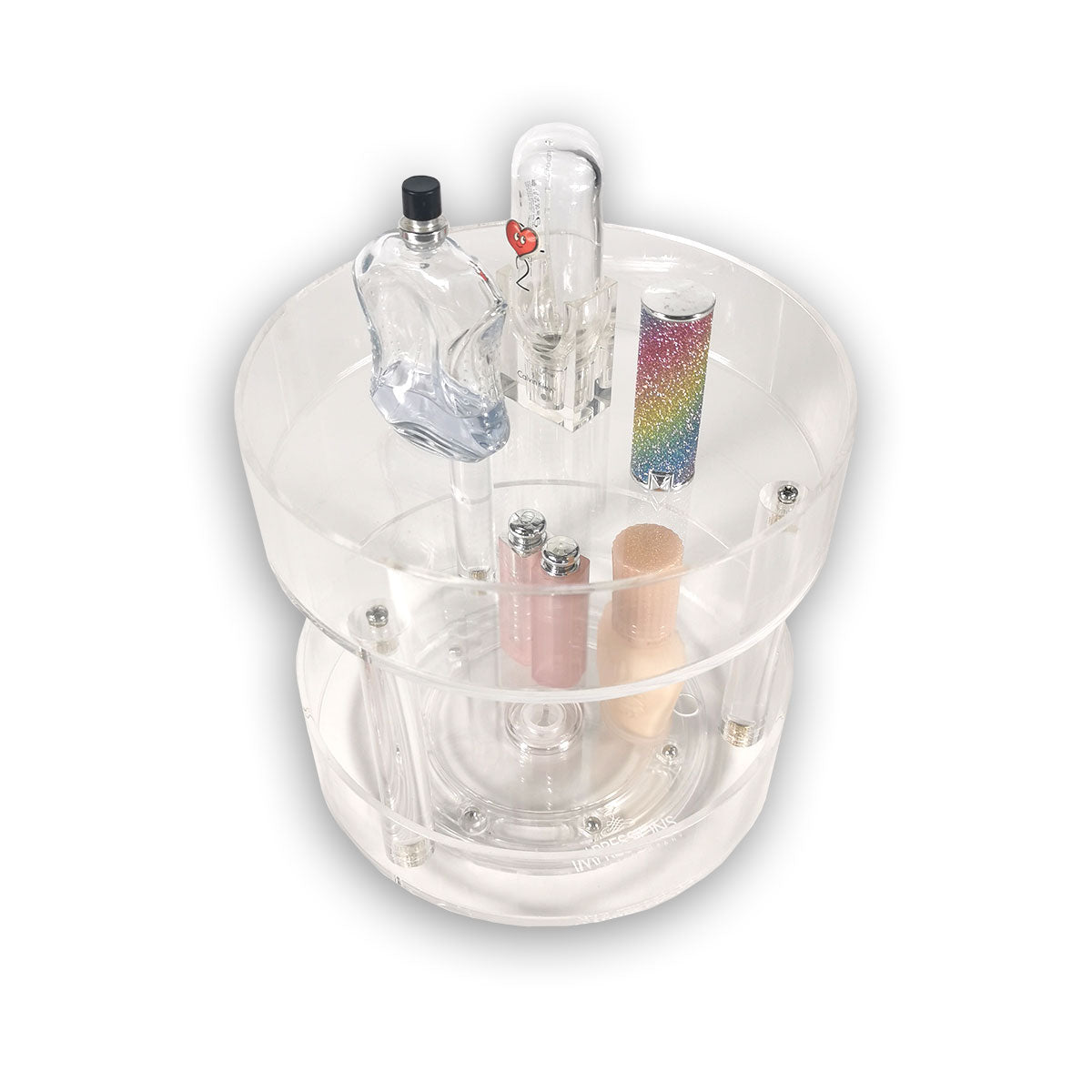 2-Tier Rotating Acrylic Organizer