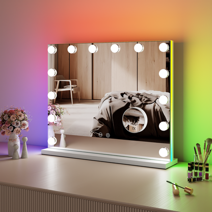 AuraVitra RGB Backlit Midi Vanity Mirror
