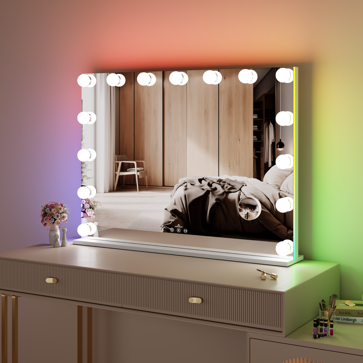 AuraVitra RGB Backlit PLUS Vanity Mirror