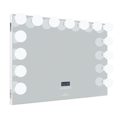 SlayStation® Nebula Vanity Table with RGB Light + Vanity Mirror Bundle