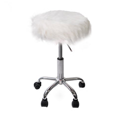 Momo Faux Fur Vanity Stool