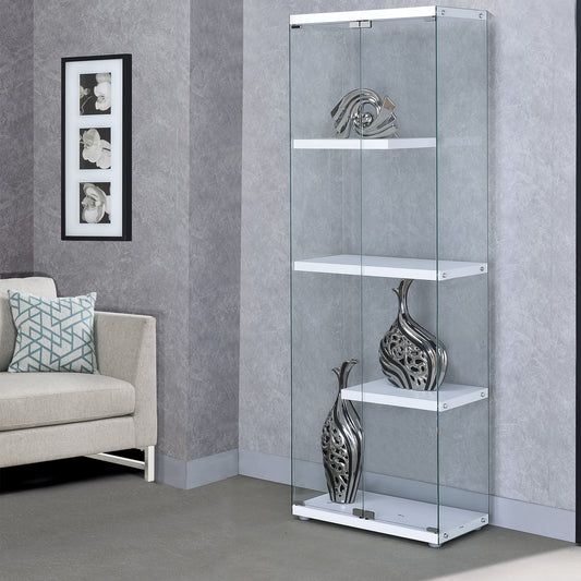 Ice Display Cabinet (With White Shelves)