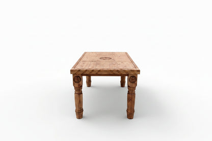 6Ft Dining Table with Rope & Star