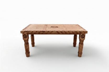 6Ft Dining Table with Rope & Star