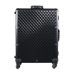SlayCase® Pro Vanity Travel Train Case with Stand in Black Studded