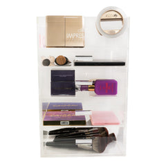 5-Tier Acrylic Makeup Organizer with Open Top