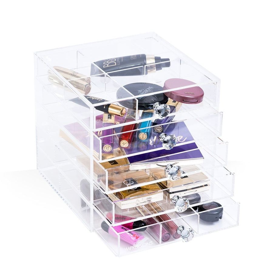 Diamond Collection Princess 5-Tier Acrylic Makeup Organizer