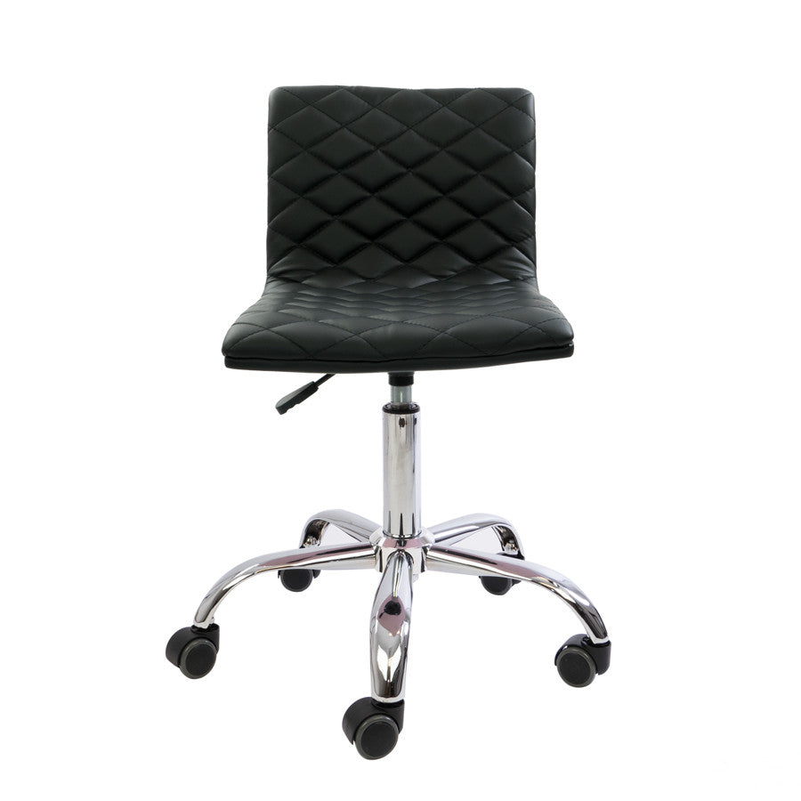 Eliza Diamond Quilted Vanity Chair