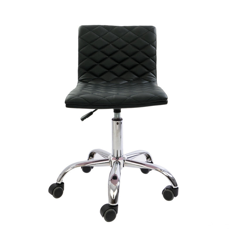 Eliza Diamond Quilted Vanity Chair