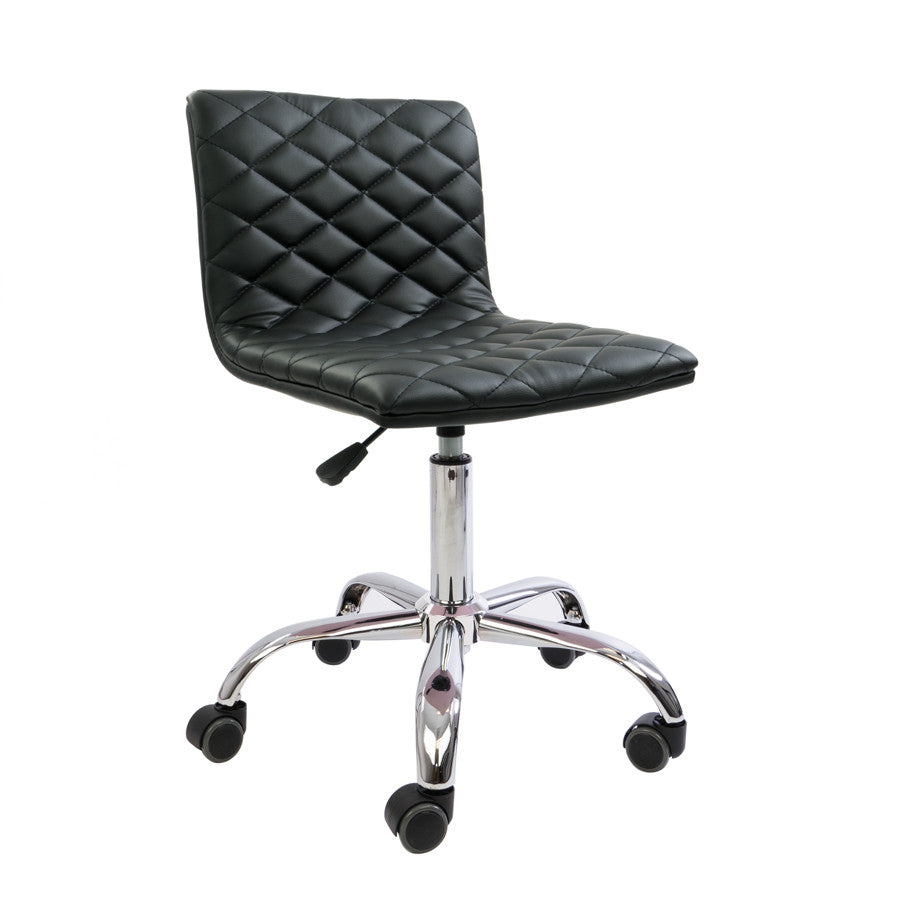 Eliza Diamond Quilted Vanity Chair