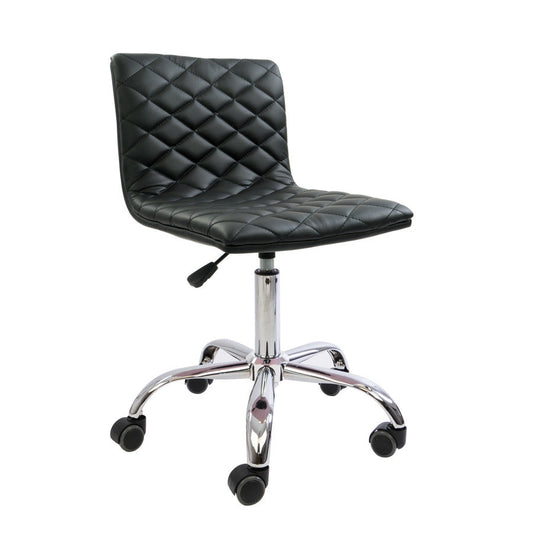 Eliza Diamond Quilted Vanity Chair