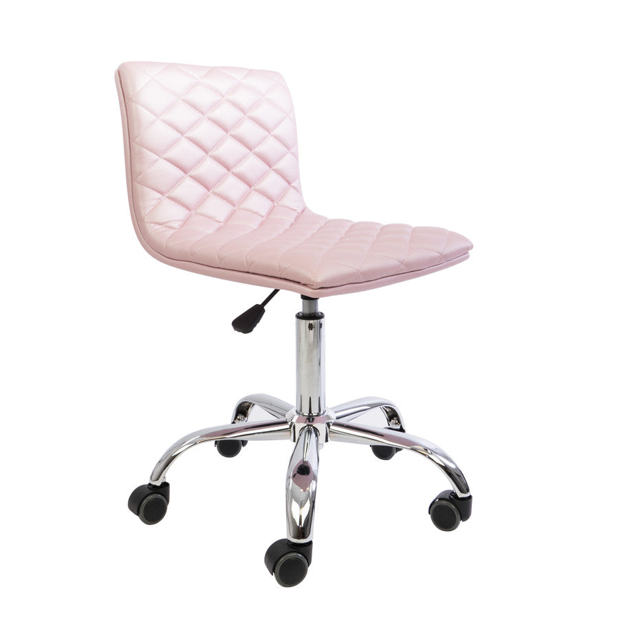 Eliza Diamond Quilted Vanity Chair
