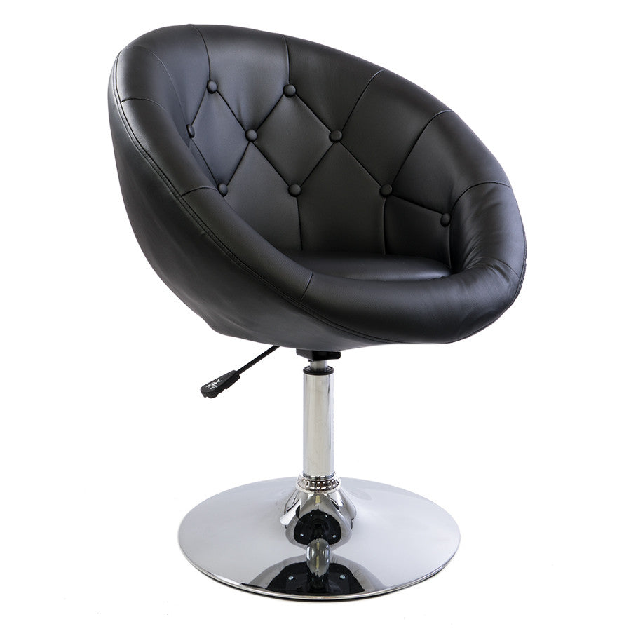 Antoinette Round Tufted Vanity Chair