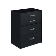 Irvine Mini Dressing Table with Stool, LED and USB in Glossy Black