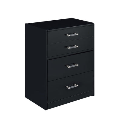Irvine Mini Dressing Table with Stool, LED and USB in Glossy Black