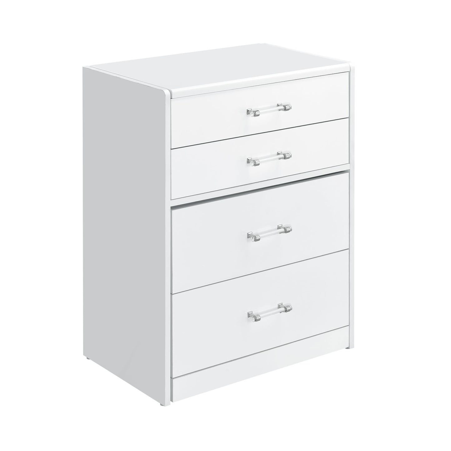 Irvine Mini Dressing Table with Stool, LED and USB in Glossy White