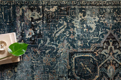 Magnolia Home de Joanna Gaines x Loloi James JAE-05 Océano / Ónix