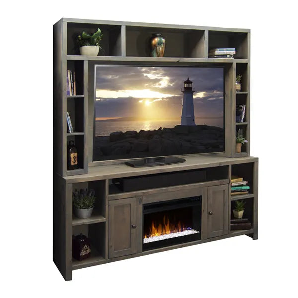 Mueble para TV con chimenea Joshua Creek de 84"