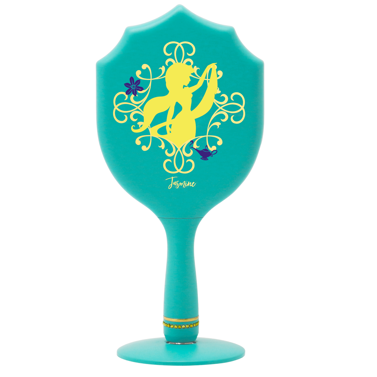 Jasmine LED Handheld Makeup Mirror With Standing Base