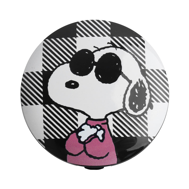 Peanutsâª "Joe Cool" Gingham Rechargeable LED Compact Mirror
