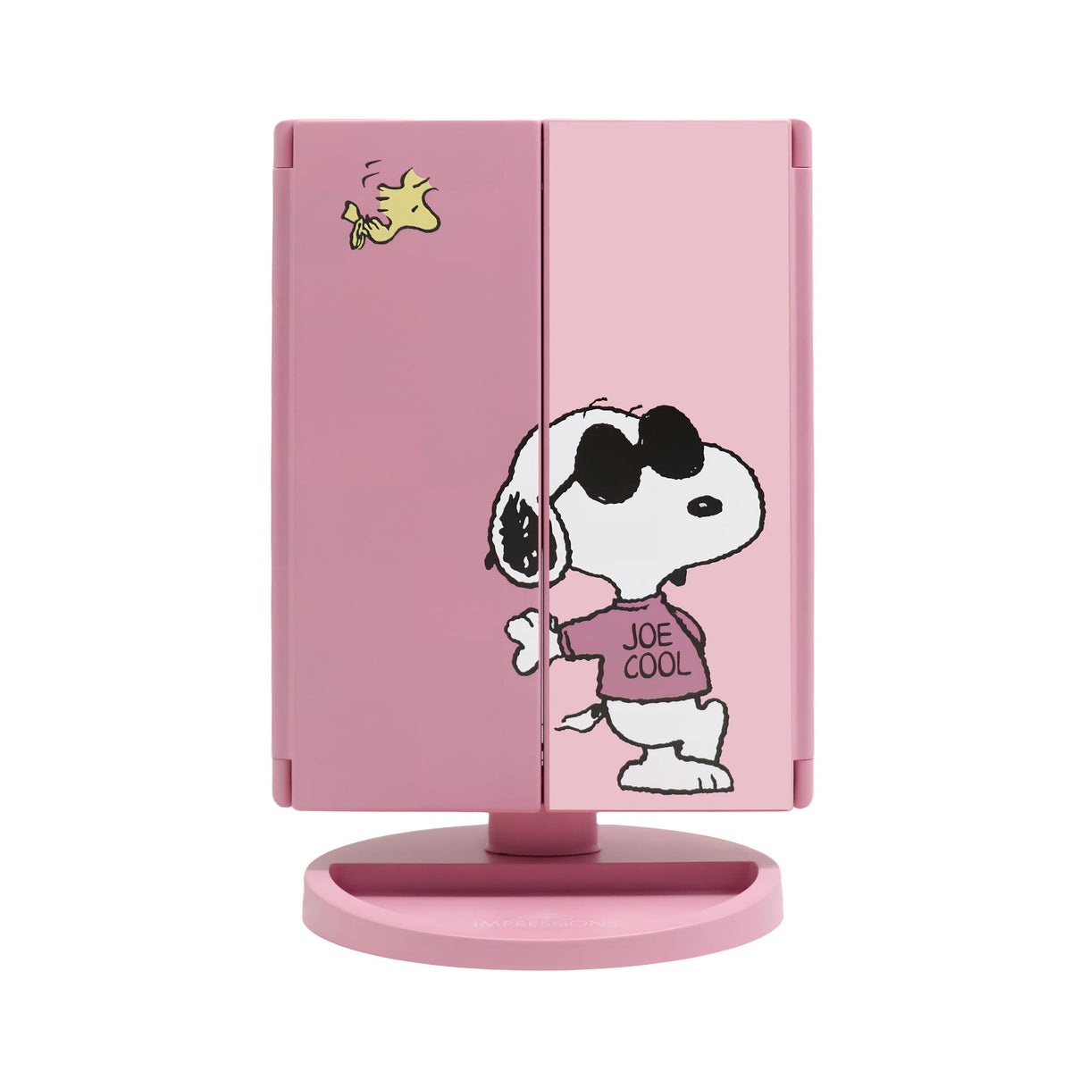 Peanuts‚Ñ¢ "Joe Cool" LED Trifold Tabletop Mirror