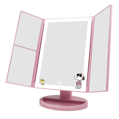 Peanuts‚Ñ¢ "Joe Cool" LED Trifold Tabletop Mirror