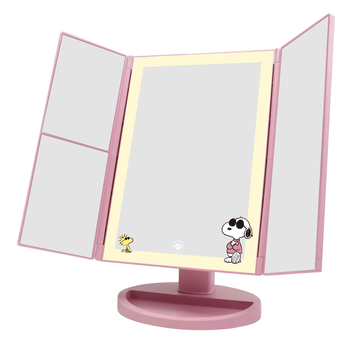 Peanuts‚Ñ¢ "Joe Cool" LED Trifold Tabletop Mirror
