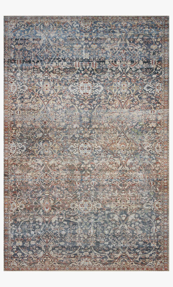 Chris Loves Julia x Loloi Jules JUL-06 Denim / Spice