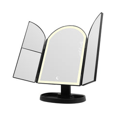 Jack Skellington & Sally Arch Trifold LED Makeup Mirror