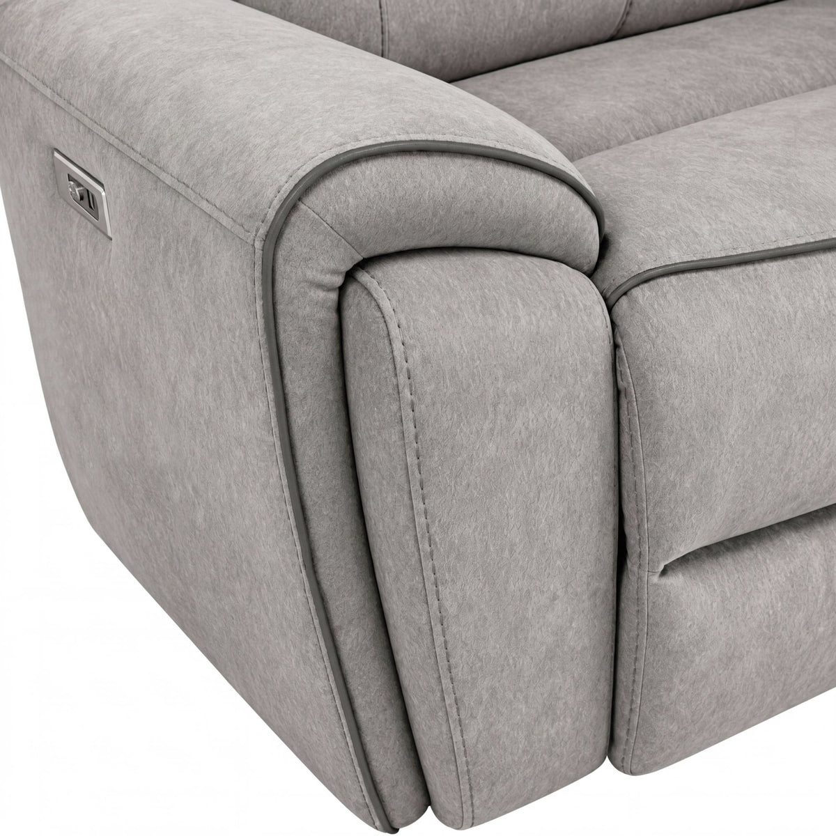 Jackpot P1 Recliner in Explore Light Grey