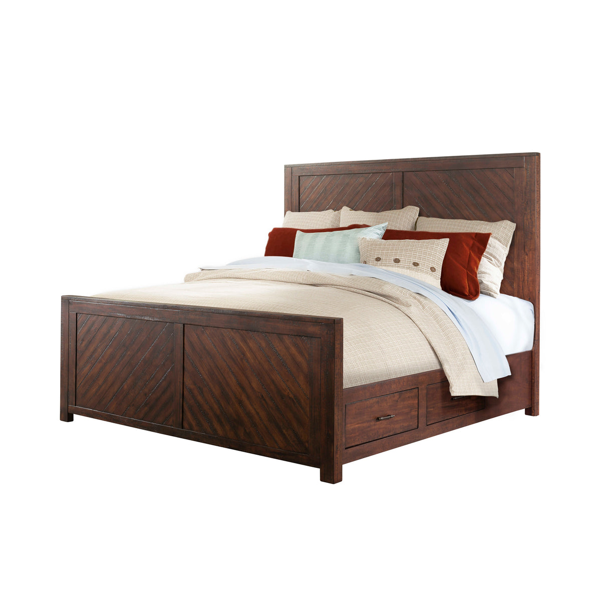 Jax Queen Platform Storage 5Pc Bedroom Set