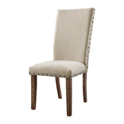 Jax 7pc Dining Set- Table & 6 Upholstered Side Chairs