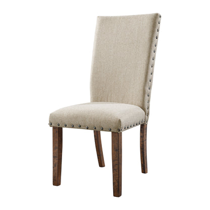 Jax 7pc Dining Set- Table & 6 Upholstered Side Chairs