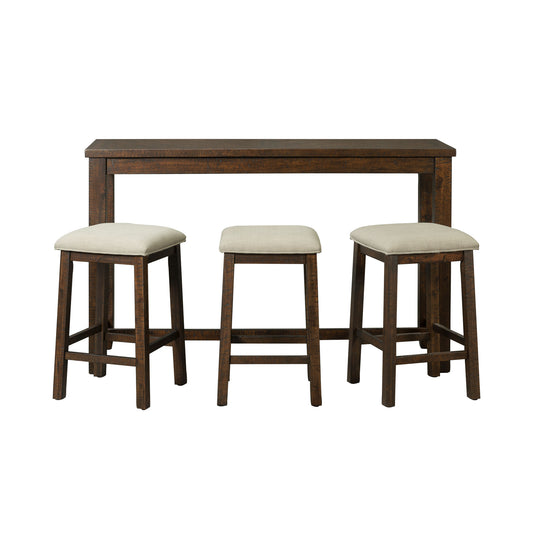 Jax Bar Table Single Pack (Table + Three Stools)