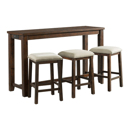 Jax Bar Table Single Pack (Table + Three Stools)