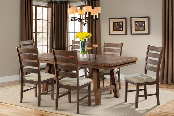 Jax 5PC Dining Set - Table, 4 Ladder Side Chairs