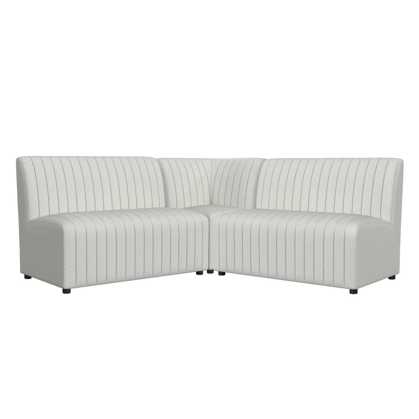 Jemma Upholstered Bench in Beige Linen
