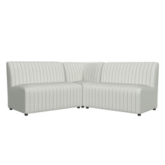 Jemma Upholstered Bench in Beige Linen