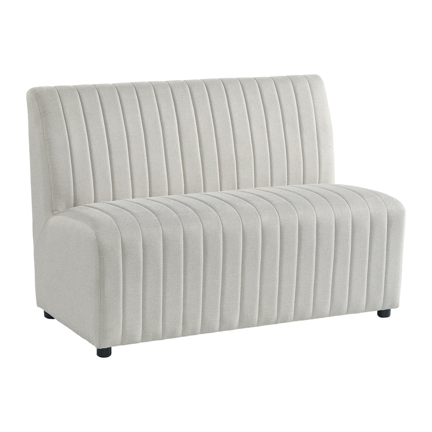 Jemma Upholstered Bench in Beige Linen