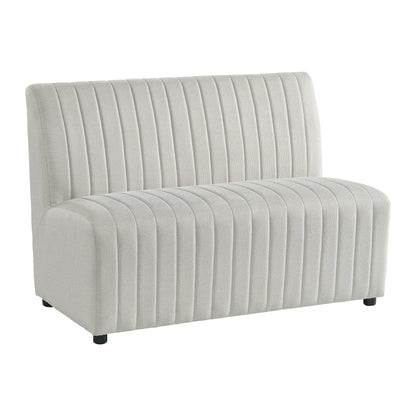Jemma Upholstered Bench in Beige Linen