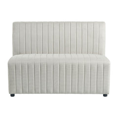 Jemma Upholstered Bench in Beige Linen