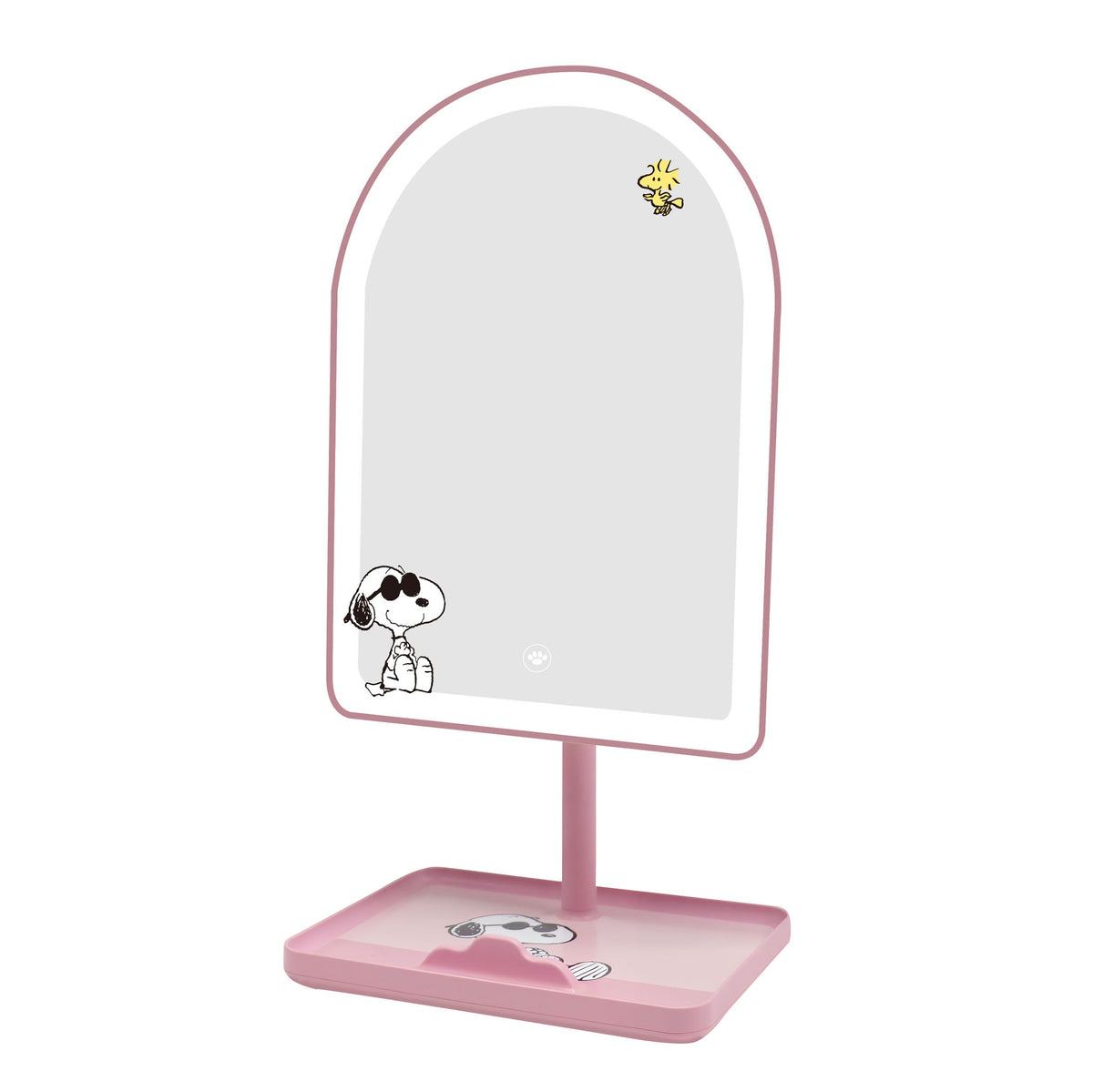Peanuts‚Ñ¢ "Joe Cool" Arch Tri-Tone LED Tabletop Makeup Mirror